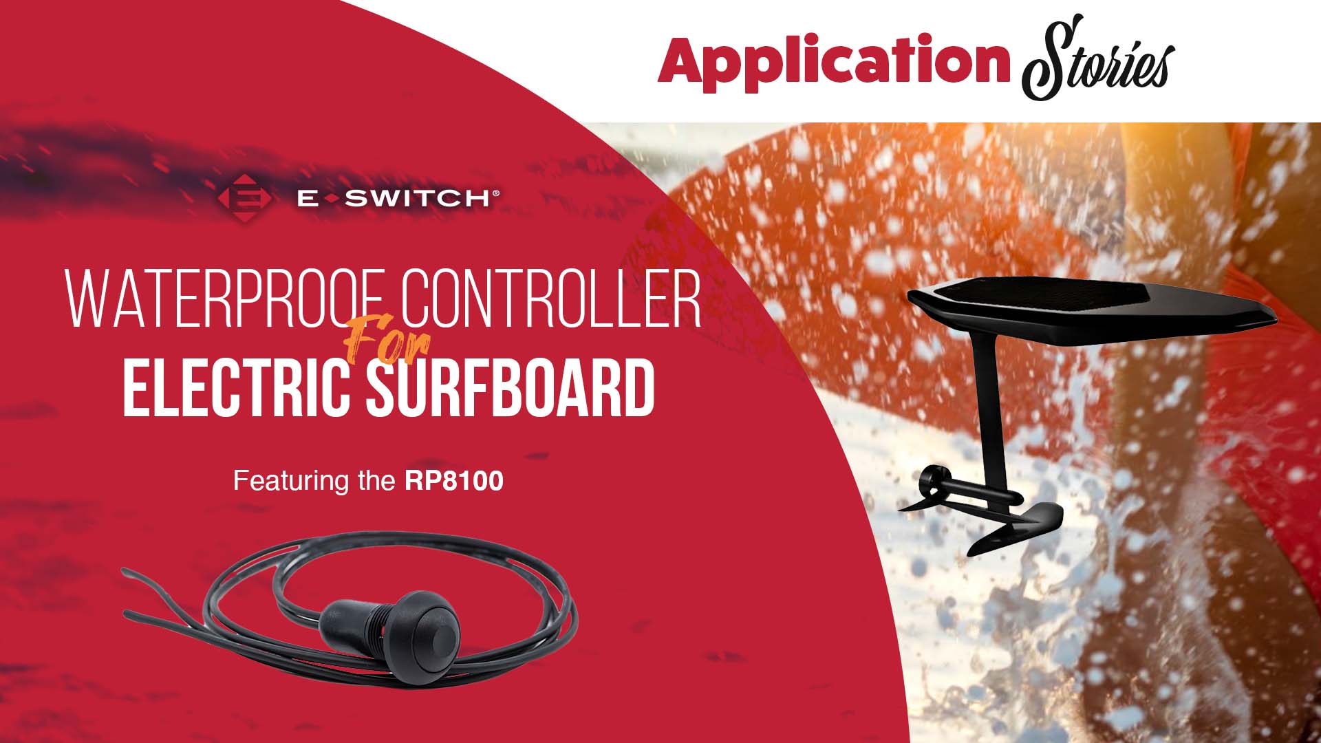 Application Success Stories Waterproof Controller For Electric Surfboard