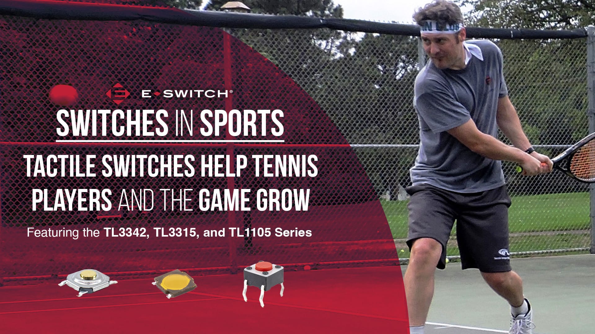 Switches In Sports: Tactile Switches Help Tennis Players and the Game Grow
