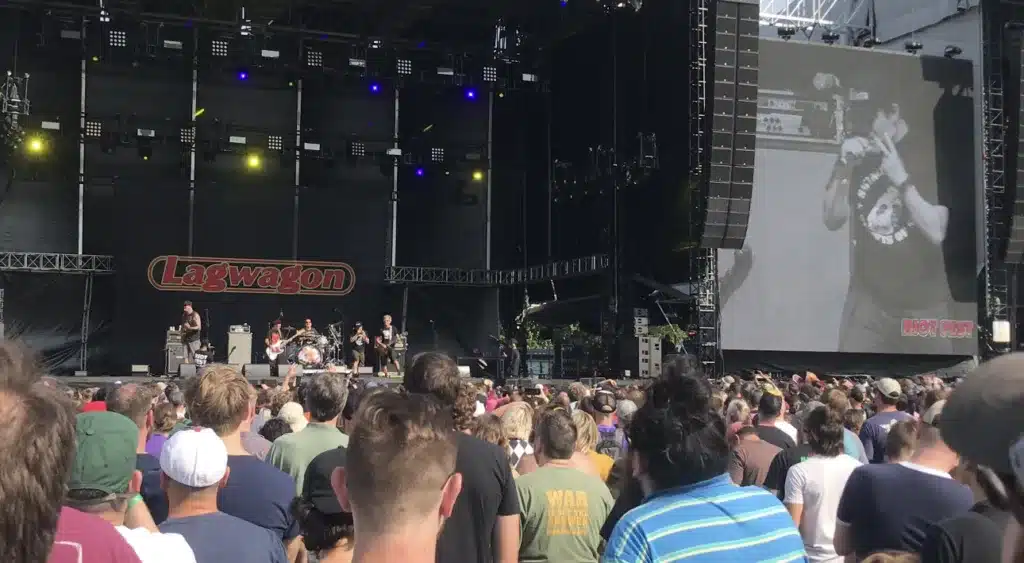 Lagwagon performs at Riot Fest in Chicago, Sept. 2022