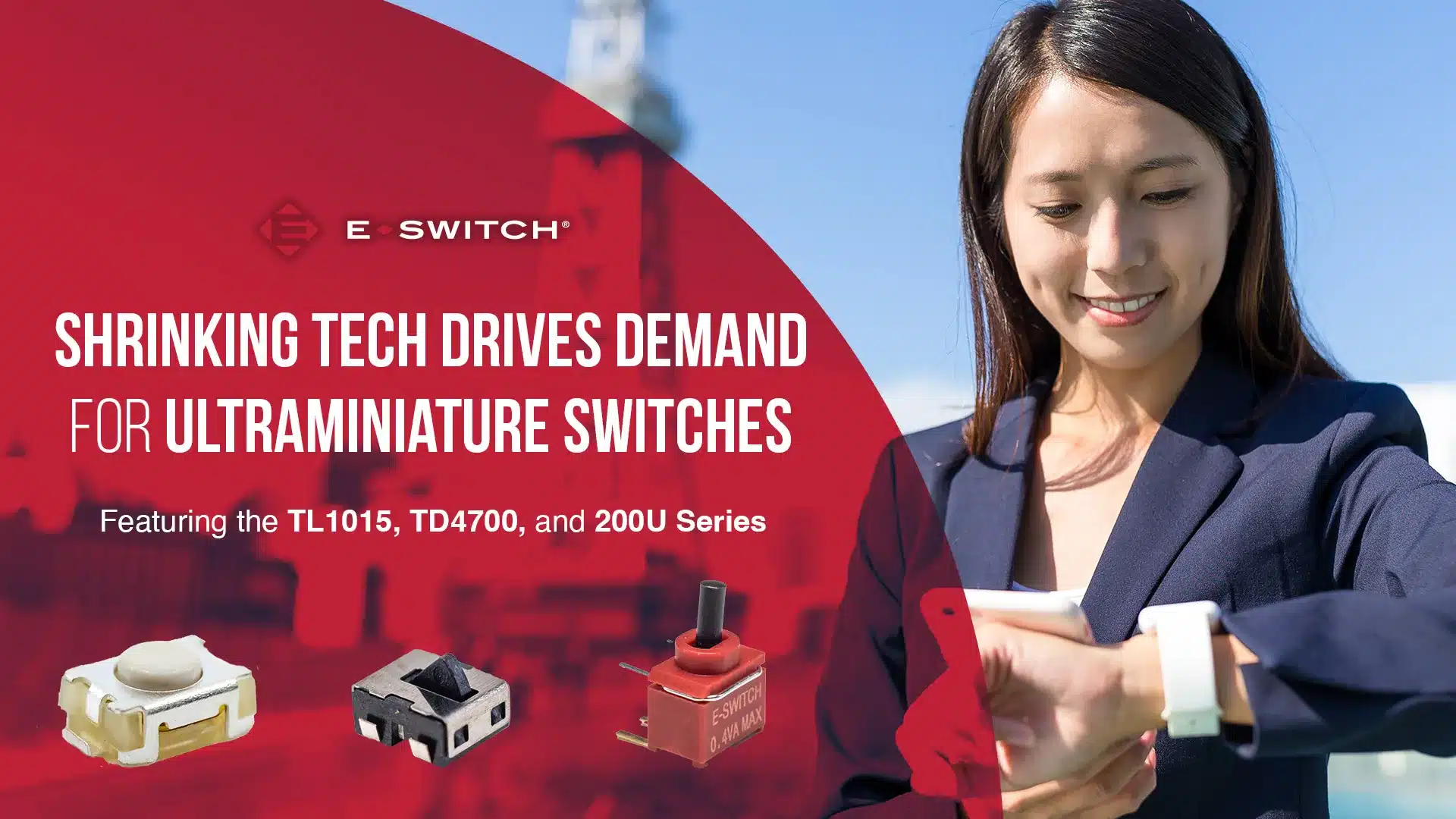 Shrinking Tech Drives Demand For Ultraminiature Switches