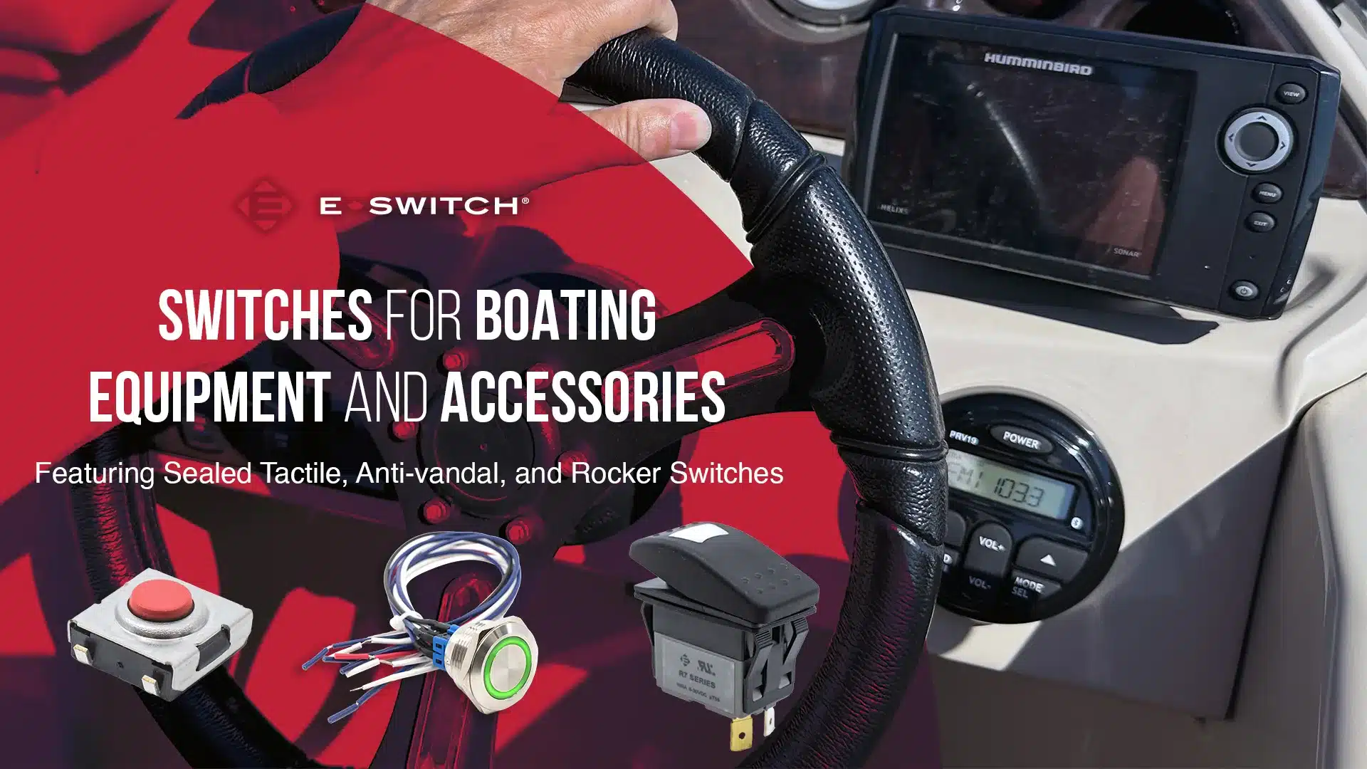 Switches For Boating Equipment And Accessories