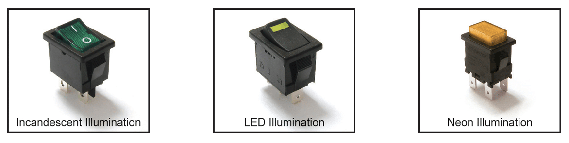 Switch Led Types of Illuminated Switches: LED, Incandescent and Neon - E-Switch
