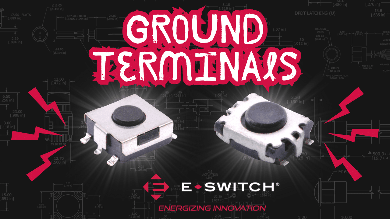 Ground Terminal On A Tact Switch Gnd Tactile