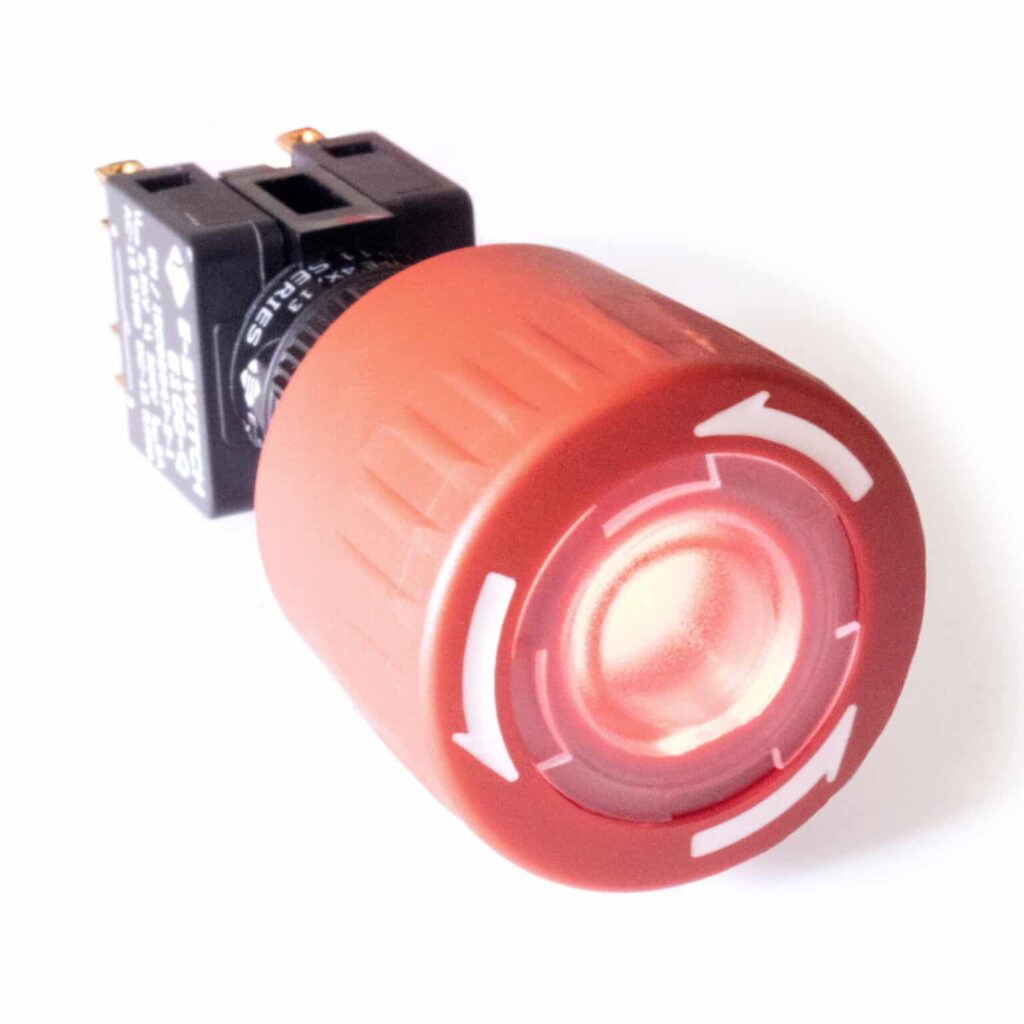 E100 Series Emergency Stop, Pushbutton Switch