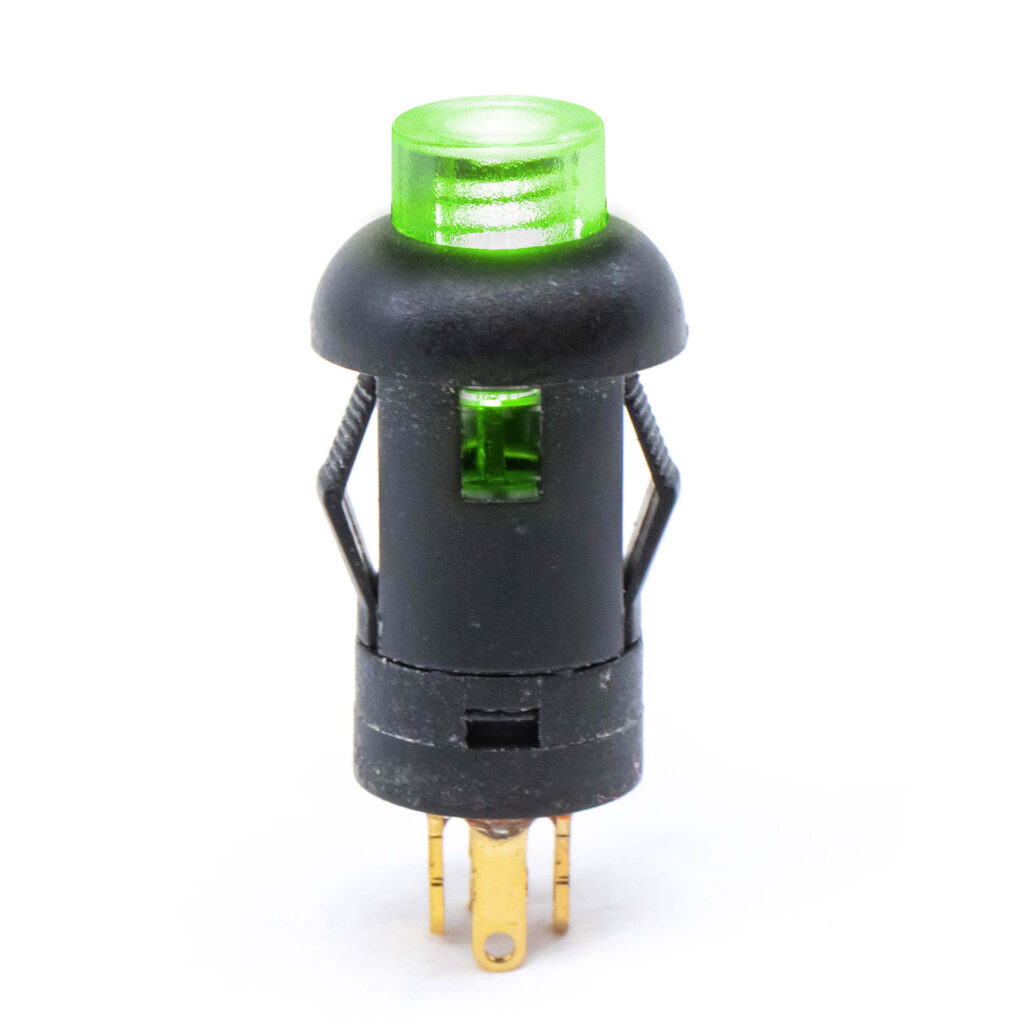 LP1 Series Illuminated, Round Pushbutton Switch