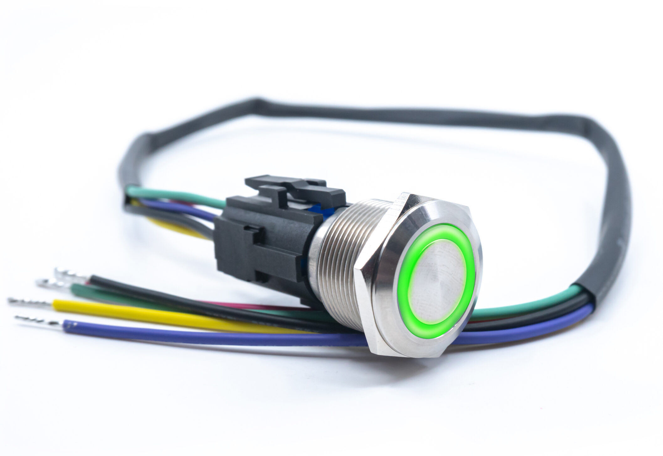 ULV7 Series UL Certified, Illuminated Anti-Vandal Switch - E-Switch