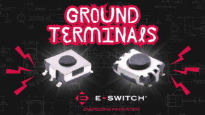 What is the Purpose of a Ground Terminal on a Tactile Switch?