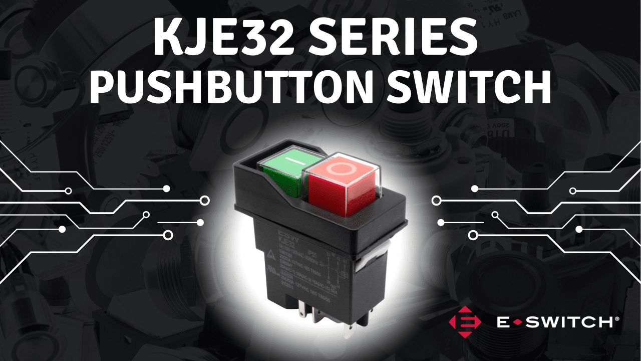 KJE32 Series Industrial Power, Heavy Duty Pushbutton Switch