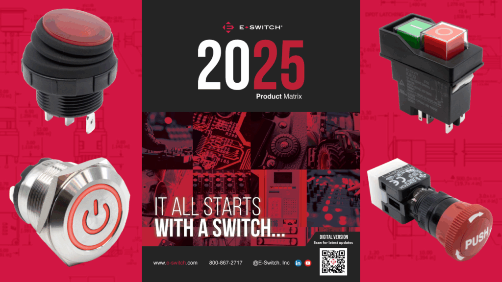 New E-Switch Products and Digital Catalog Updates Featured Image